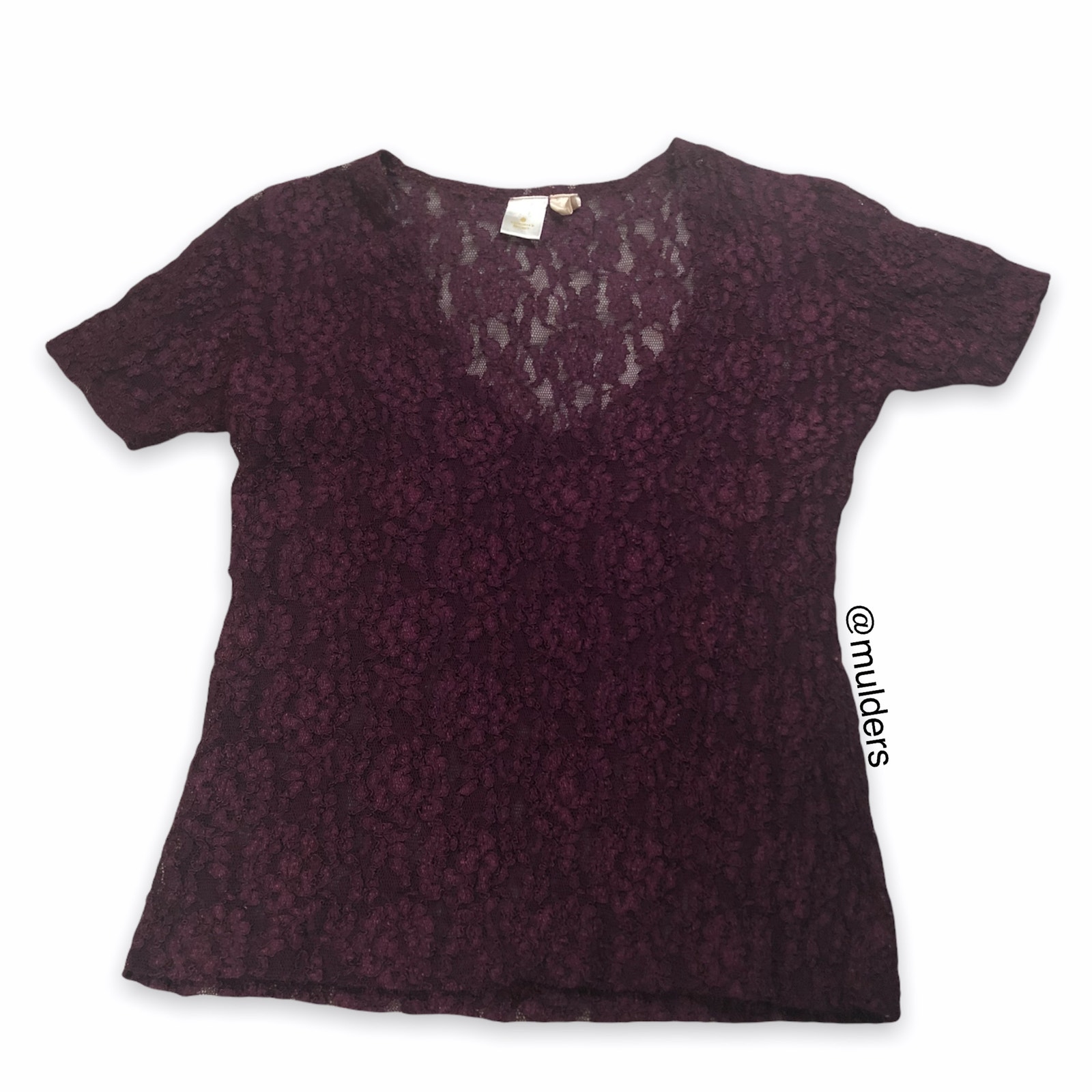 Vintage Gold Tag Label Victorias Secret Top